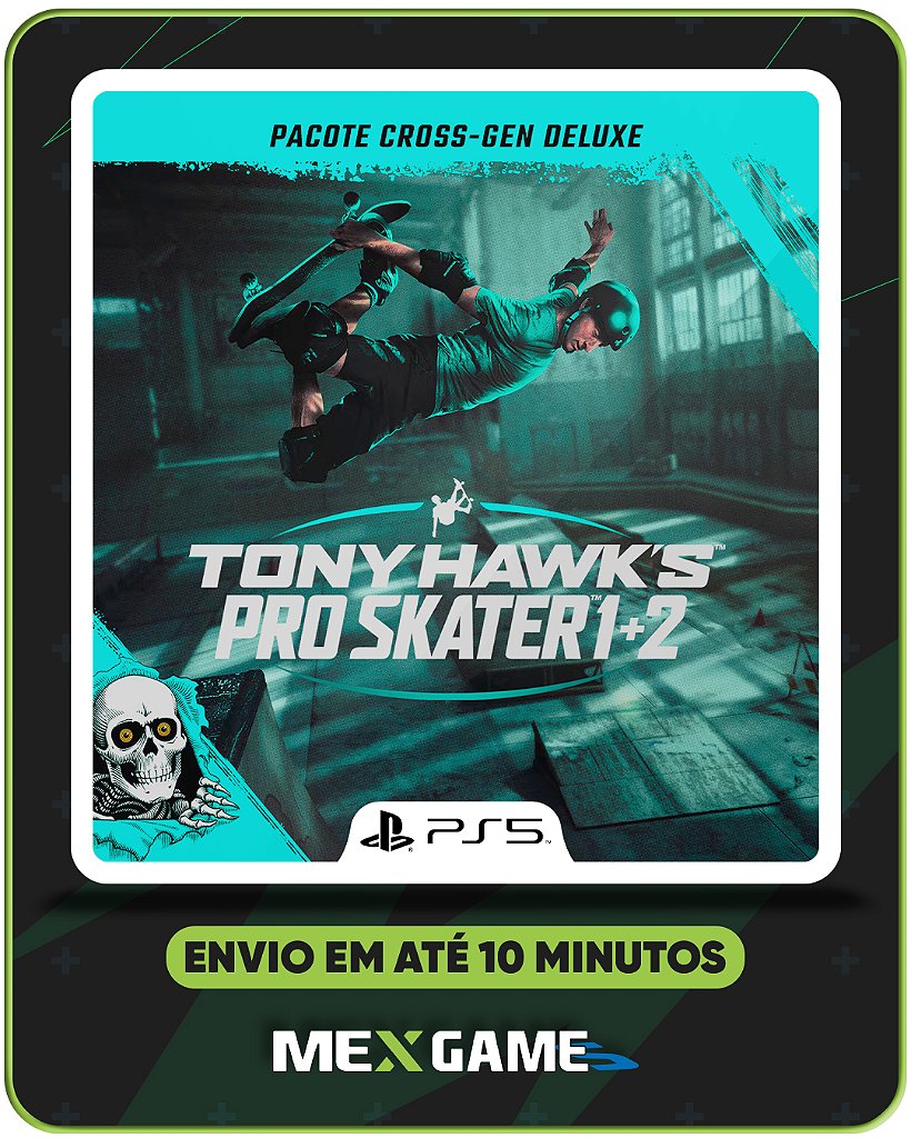 TONY HAWKS PRO SKATER 1 + 2 DELUXE - PS5 - MÍDIA DIGITAL