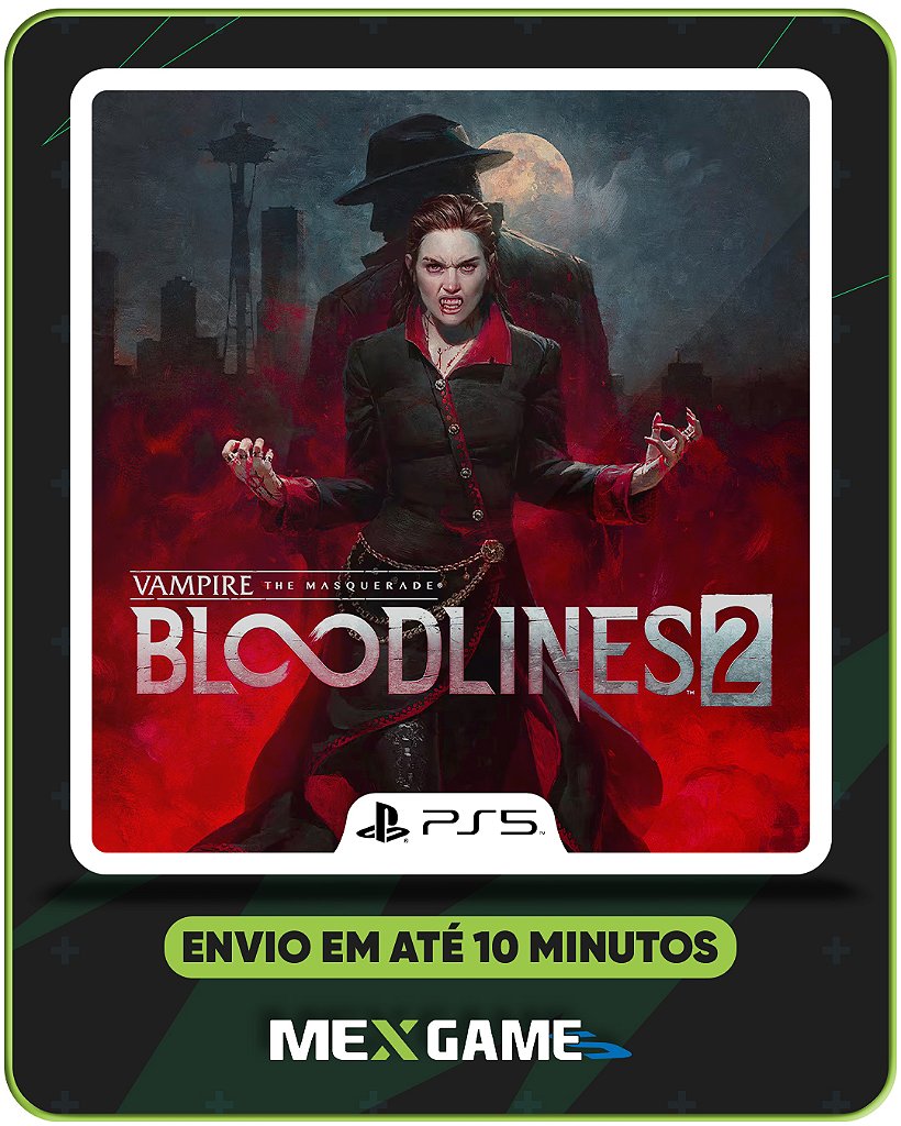 VAMPIRE: THE MASQUERADE BLOODLINES 2 - PS5 - MIDIA DIGITAL