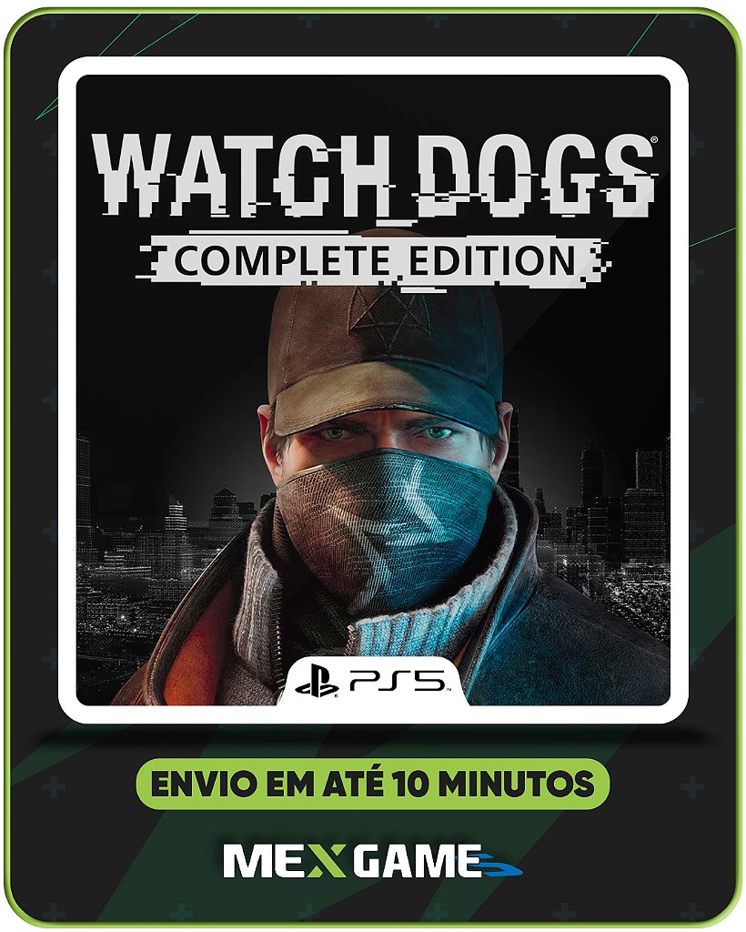 WATCH DOGS COMPLETE EDITION - PS5 - MIDIA DIGITAL
