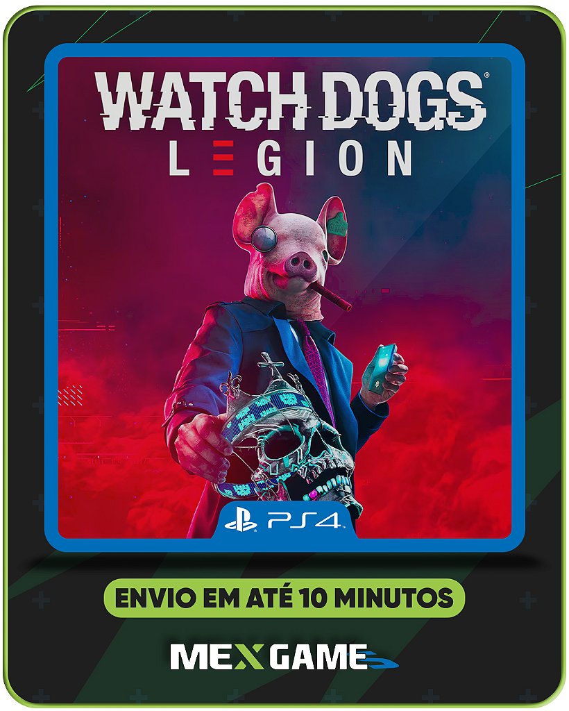 WATCH DOGS LEGION - PS4 - MIDIA DIGITAL