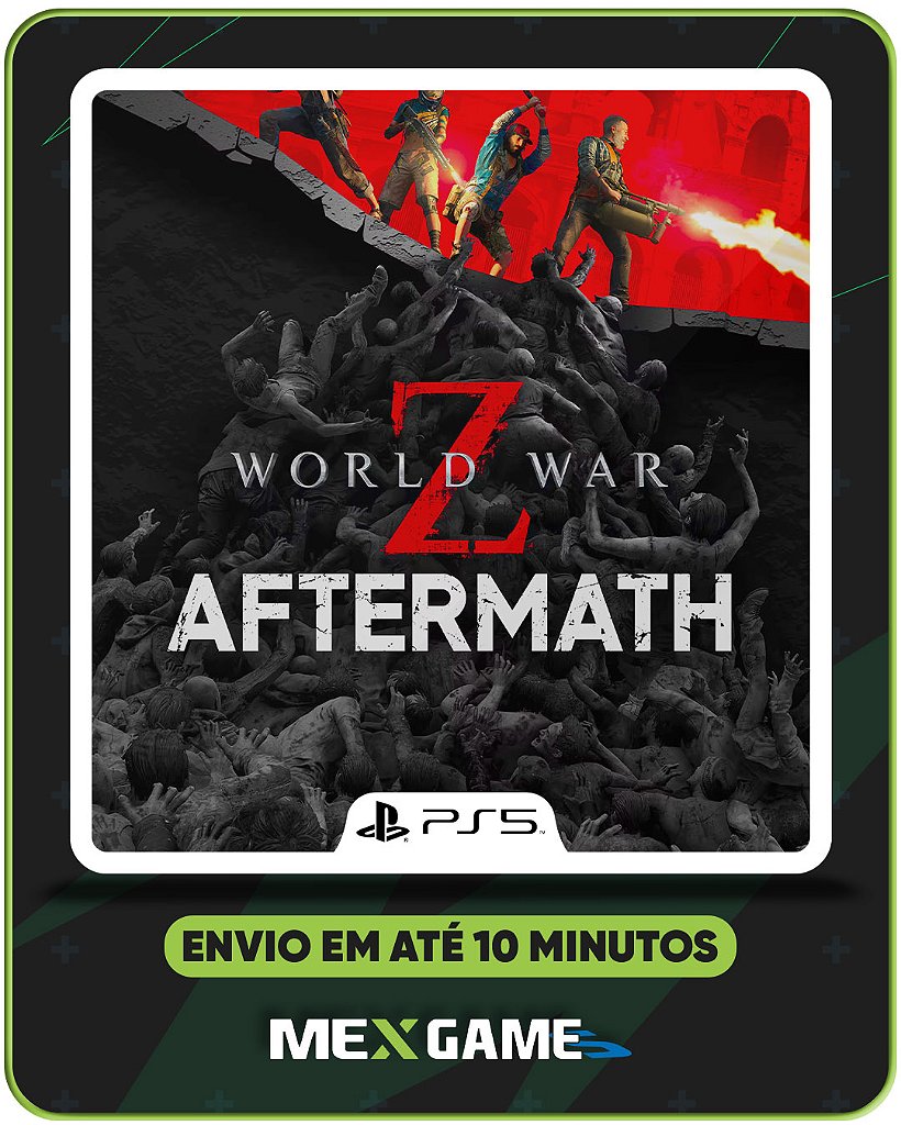 WORLD WAR Z: AFTERMATH - PS5 - MÍDIA DIGITAL