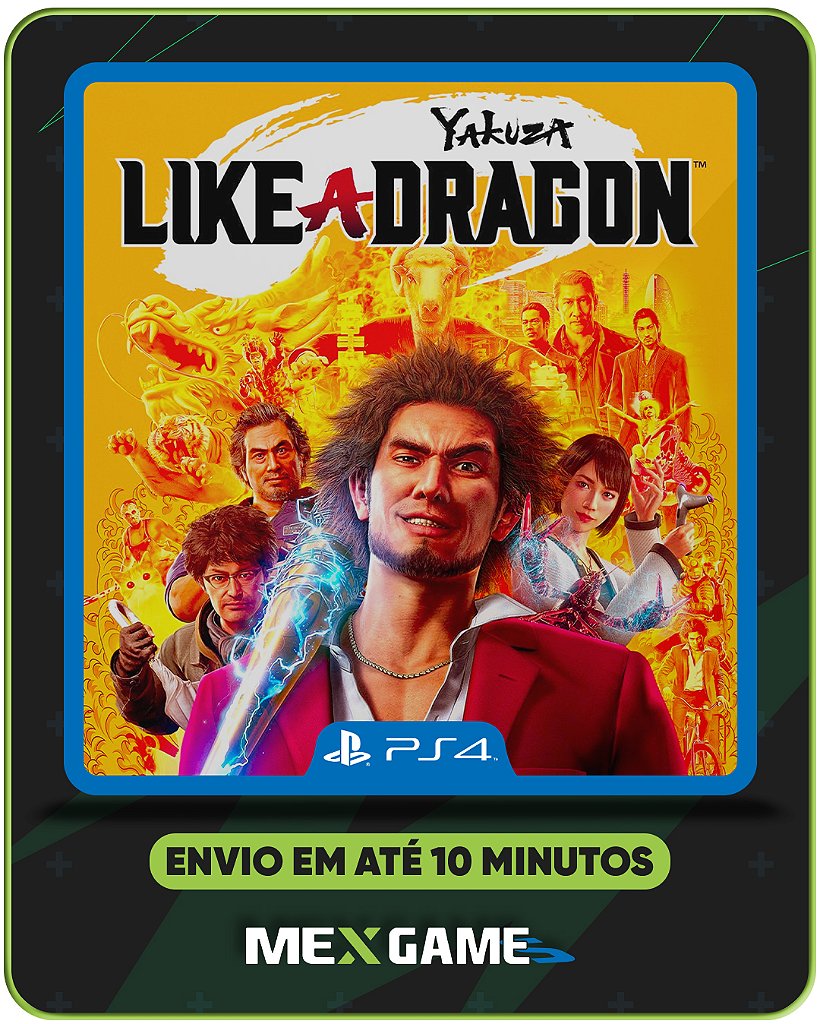 YAKUZA LIKE A DRAGON - PS4 - MIDIA DIGITAL